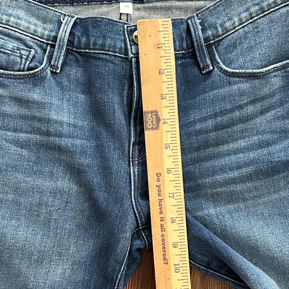 Frame le Garçon cropped jeans 26 Wash Clover Hill Clean - Picture 6 of 12
